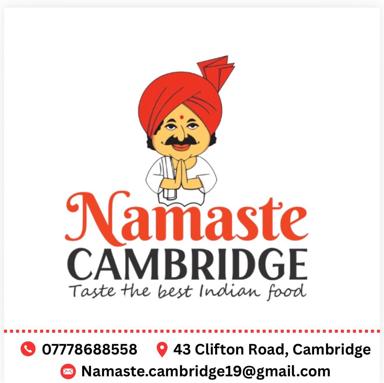 Namaste Cambridge logo